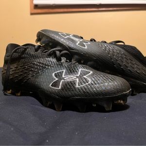 Under Armour Blur Smoke MC Black Football Cleats Men's Size 8.5